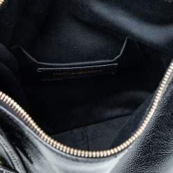 مملوكة مسبقًا Yves Saint Laurent Black Leather Zip Hobo