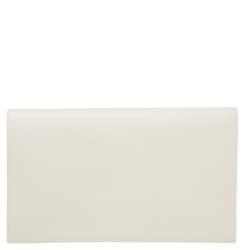 Pre Owned Saint Laurent Grey Grained Leather Uptown Pouch