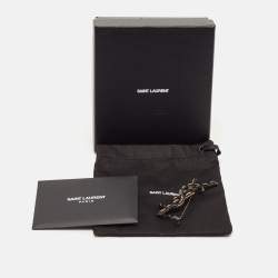 مملوكة مسبقًا Yves Saint Laurent Opyum Antique Silver Tone Brooch