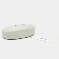 Pre Owned Yves Saint Laurent Brown/Black 6183/S Oversized Sunglasses