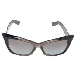 Pre Owned Yves Saint Laurent Paris Grey Degrade/ Grey 6337/S Cat Eye Sunglasses