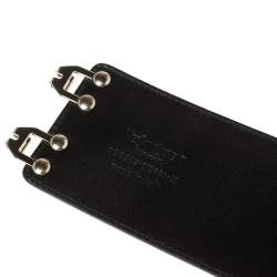 Pre Owned Yves Saint Laurent Black Patent Leather Waist Belt M