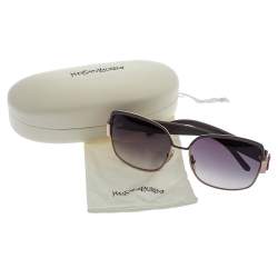 Yves Saint Laurent Rose Gold/Grey Gradient YSL 6301/S Square Sunglasses