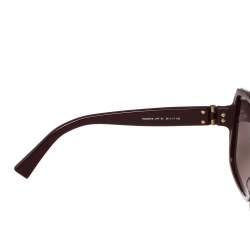 Pre Owned Yves Saint Laurent Bordeaux / Burgundy YSL6307/S Square Sunglasses