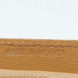 Pre Owned Yves Saint Laurent Beige Leather Pen Case
