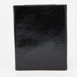 Pre Owned Yves Saint Laurent Black Patent Leather iPad Case