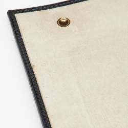 Pre Owned Yves Saint Laurent Black Patent Leather iPad Case