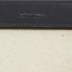 Pre Owned Yves Saint Laurent Black Patent Leather iPad Case