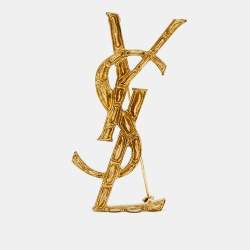 YSL Yves Saint Laurent Brooch -   Men's brooch, Brooch, Yves saint  laurent
