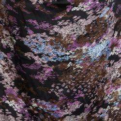 Pre Owned Yves Saint Laurent Multicolor Printed Silk Sleeveless Top M