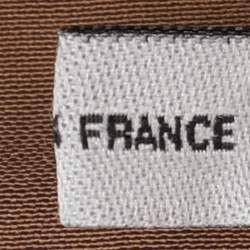 Yves Saint Laurent Brown Silk Trousers M