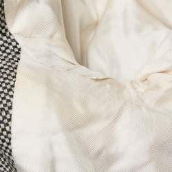 Yves Saint Laurent Black/White Micro Checks Wool Blazer M