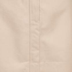 Yves Saint Laurent Vintage Beige Cotton Gabardine Knee-Length Skirt L