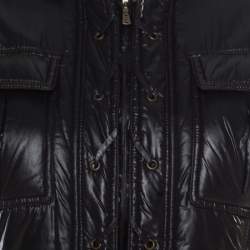 Yves Saint Laurent Paris Black Zip Front Windcheater Jacket M