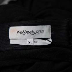 مملوكة مسبقًا فستان ماكسي إيف سان لوران تيري رقبة حمالات مقاس كبير جدًا - إكس لارج