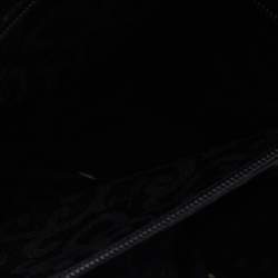 Pre Owned Yves Saint Laurent Black Leather Arabesque Shoulder Bag