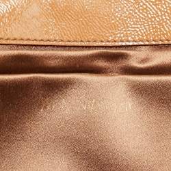مملوكة مسبقًا Yves Saint Laurent Brown Patent Leather Belle De Jour Flap Clutch