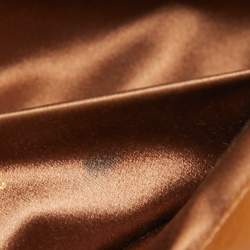 مملوكة مسبقًا Yves Saint Laurent Brown Patent Leather Belle De Jour Flap Clutch