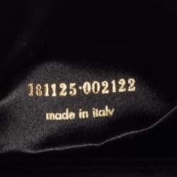 Pre Owned Yves Saint Laurent Black Leather and Sequins Mini Muse Bag