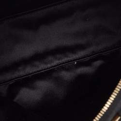 Pre Owned Yves Saint Laurent Black Leather and Sequins Mini Muse Bag