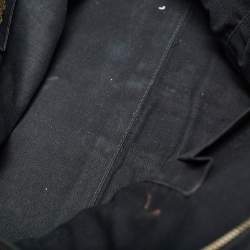 Pre Owned Yves Saint Laurent Black Leather Medium Cabas Chyc Tote