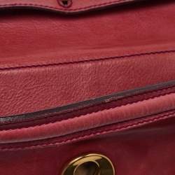 Yves Saint Laurent Multicolor Ostrich and Canvas Medium Muse Two Top Handle Bag