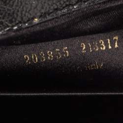 Pre Owned Yves Saint Laurent Black Patent Leather Belle De Jour Flap Clutch