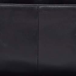 Yves Saint Laurent Black Leather Mombasa Hob Shoulder Bag