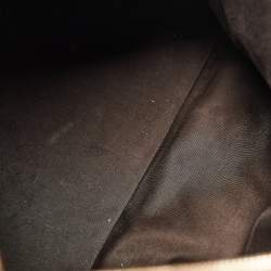 Pre Owned Yves Saint Laurent Red Patent Leather Oversized Muse Bag