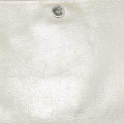Pre Owned Yves Saint Laurent Silver Leather Belle De Jour Clutch