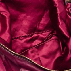 Pre Owned Yves Saint Laurent Ombre Pink Leather Easy Y Satchel