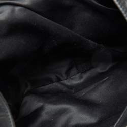 Pre Owned Yves Saint Laurent Black Leather and Suede Hobo