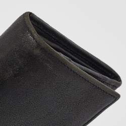 Yves Saint Laurent Black Leather Y line Continental Wallet