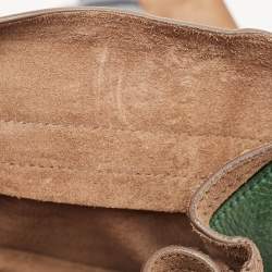 Yves Saint Laurent Tricolor Leather and Suede Large Muse Two Top Handle Bag
