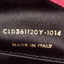 Pre Owned Yves Saint Laurent Pink Leather Belle De Jour Clutch