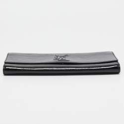 Yves Saint Laurent Black Patent Leather Belle De Jour Clutch