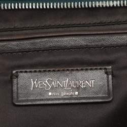 Yves Saint Laurent Green Leather Lover Satchel