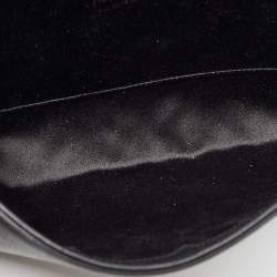 Pre Owned Yves Saint Laurent Black Leather Belle De Jour Clutch