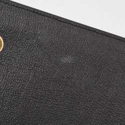 Pre Owned Yves Saint Laurent Black Leather Belle De Jour Clutch