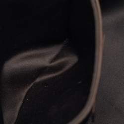 Yves Saint Laurent Olive Green Leather Large Muse Bag