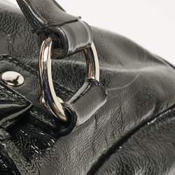 Pre Owned Yves Saint Laurent Black Patent Leather Lover Bag