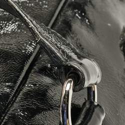 Pre Owned Yves Saint Laurent Black Patent Leather Lover Bag