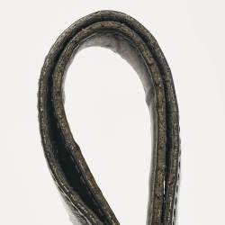 Pre Owned Yves Saint Laurent Black Patent Leather Lover Bag