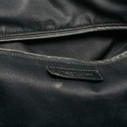 Pre Owned Yves Saint Laurent Black Patent Leather Lover Bag