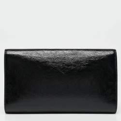 مملوكة مسبقًا Yves Saint Laurent Black Patent Leather Belle De Jour Clutch