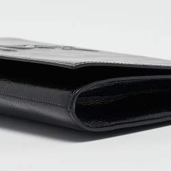 مملوكة مسبقًا Yves Saint Laurent Black Patent Leather Belle De Jour Clutch