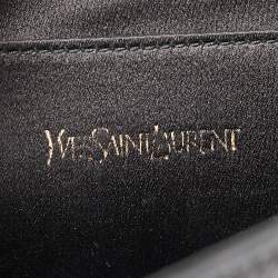مملوكة مسبقًا Yves Saint Laurent Black Patent Leather Belle De Jour Clutch