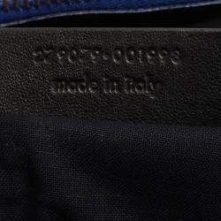 Saint Laurent Blue Leather Medium Cabas Chyc Tote