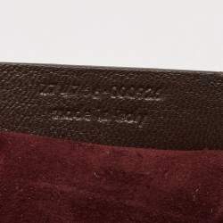 Pre Owned Yves Saint Laurent Brown Ostrich Leather Top Handle Bag