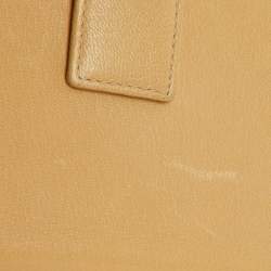 Yves Saint Laurent Beige Leather Belle De Jour Continental Wallet